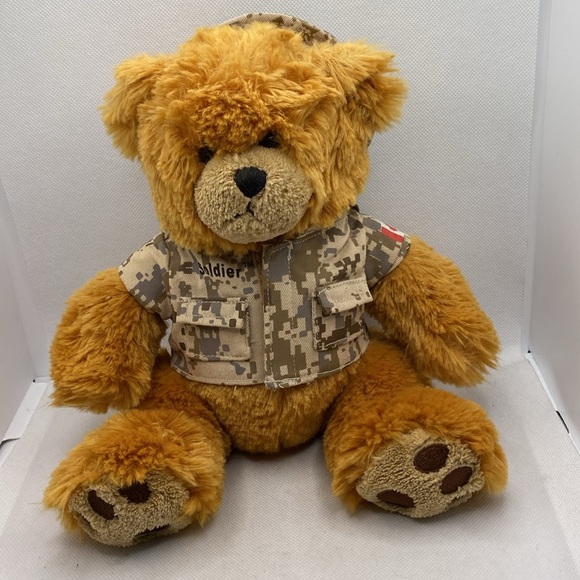 Military Teddy Bear Camouflage Soldier Canada Flag Creature Comfort Plus… - Picture 10 of 13